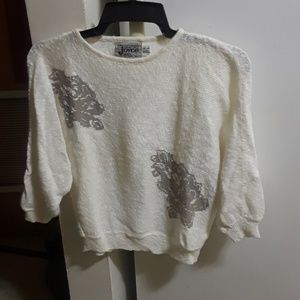 Women's Joyce Knit top White Size Medium